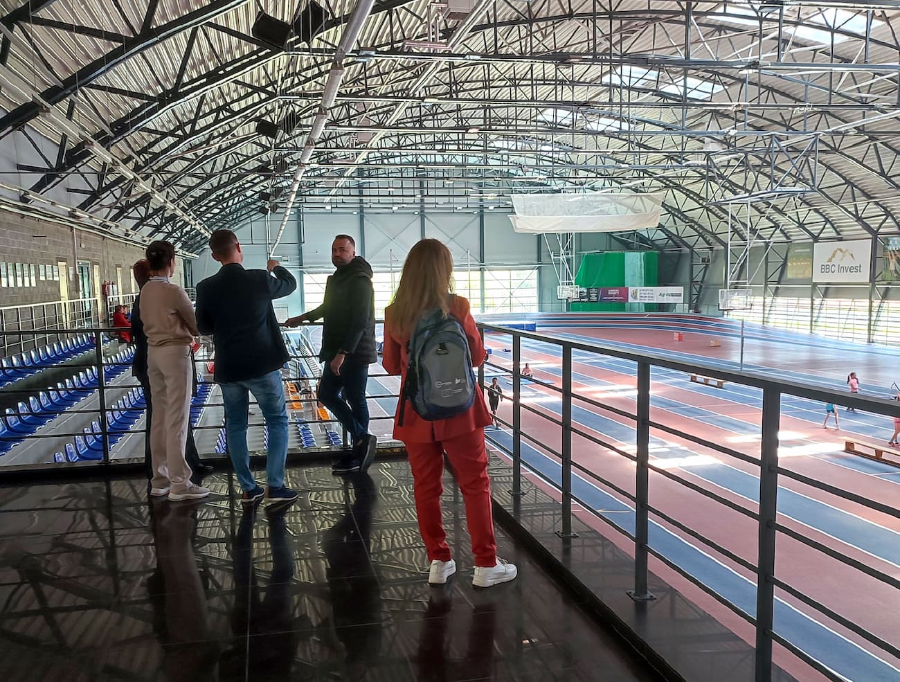Visiting the Kuldīga sports school. 10.05.23
