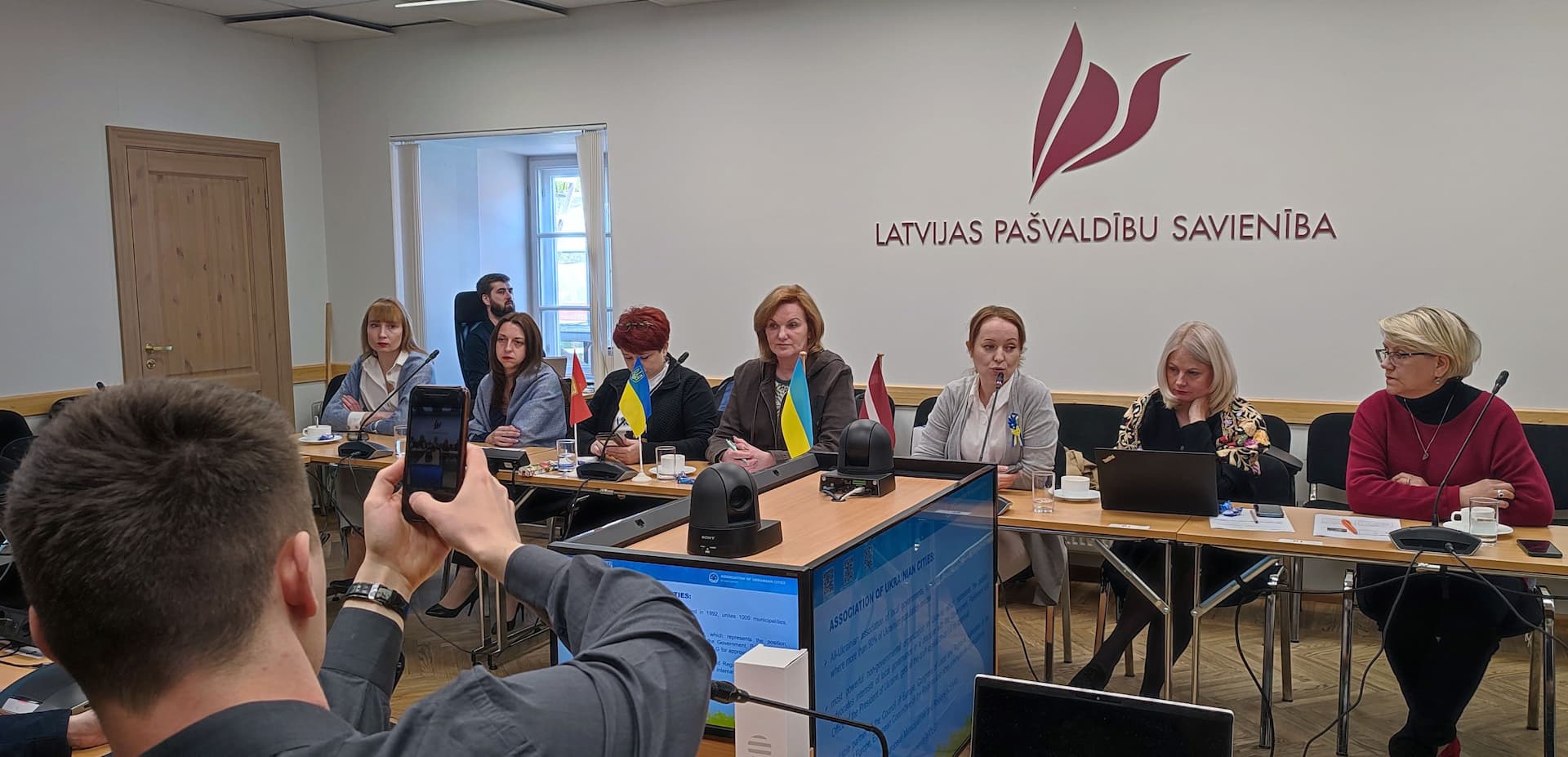 Meeting at the Latvian Association of Local and Regional Self-Government Bodies. Riga. 09.05.23