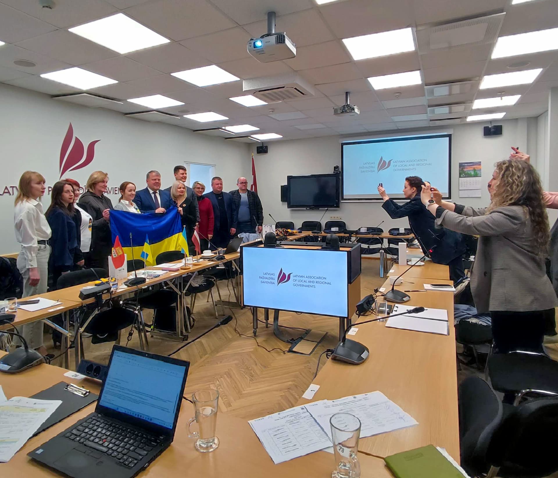 Meeting at the Latvian Association of Local and Regional Self-Government Bodies. Riga. 09.05.23