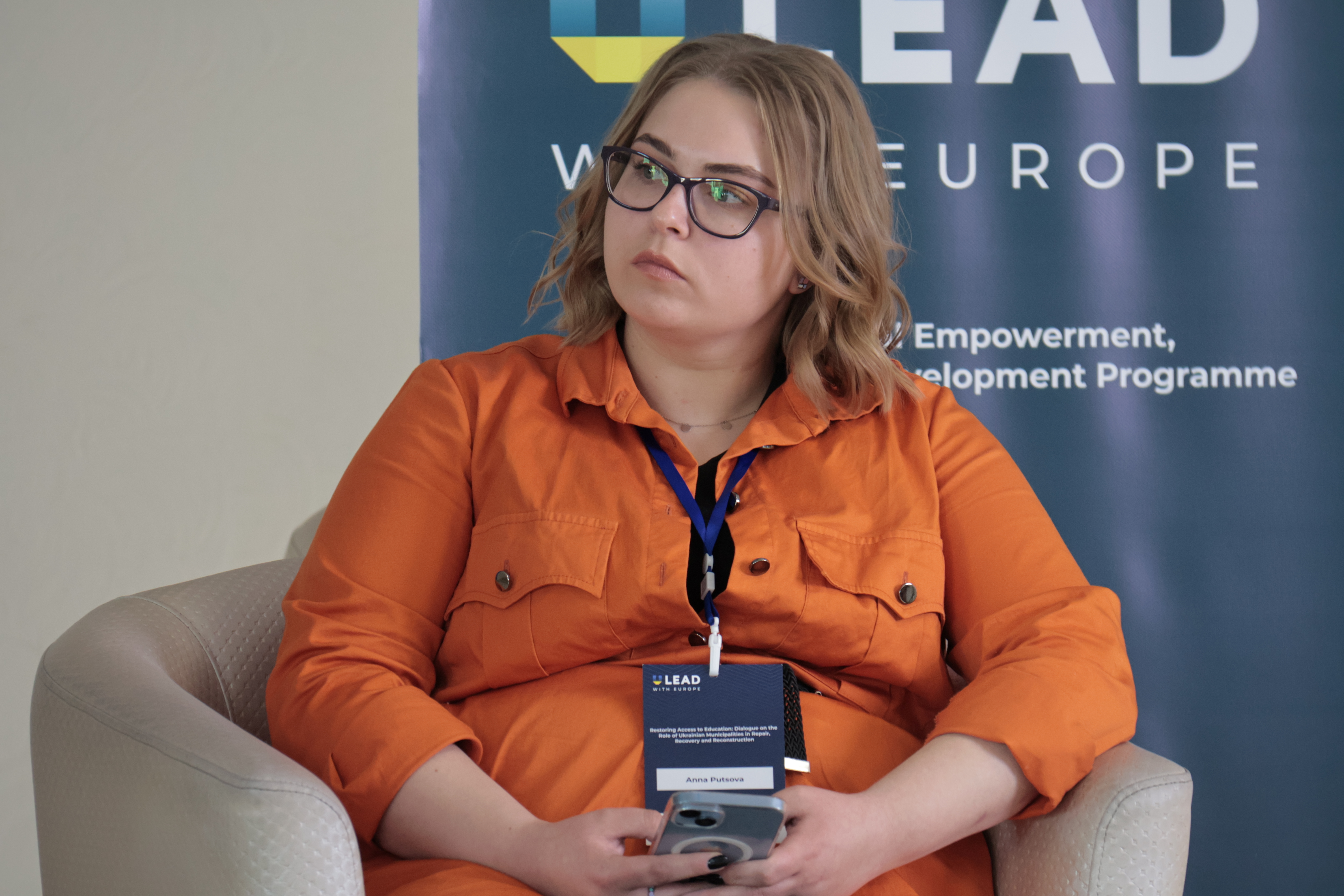 Representative of savED, Anna Putsova